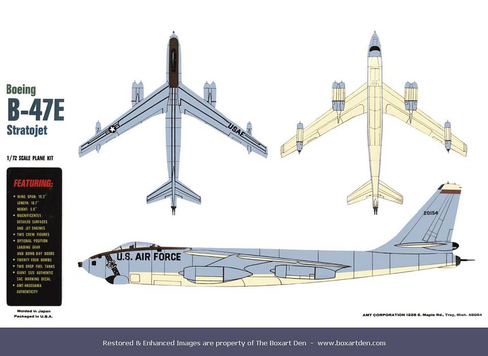 AMT Boeing B-47 Stratojet Backside